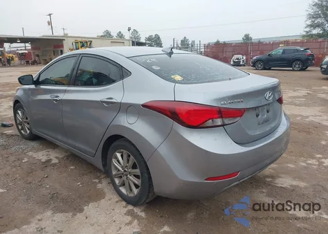 2016 Hyundai Elantra Se из США, поврежденный, VIN 5NPDH4AE9GH660921